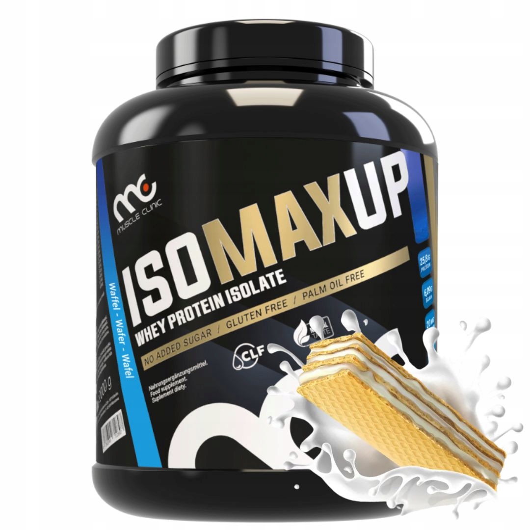 Muscle Clinic IsoMaxUP 700 g Oplatek izolát isolate vpíjející čisté bílkoviny top