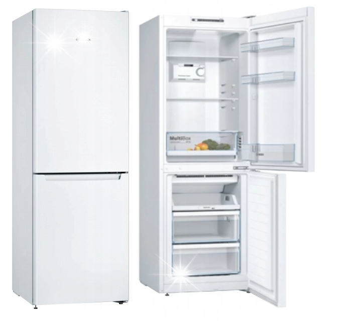 Lodówka dwudrzwiowa Chłodziarko-zamrażarka Bosch Kgn 33NWEB