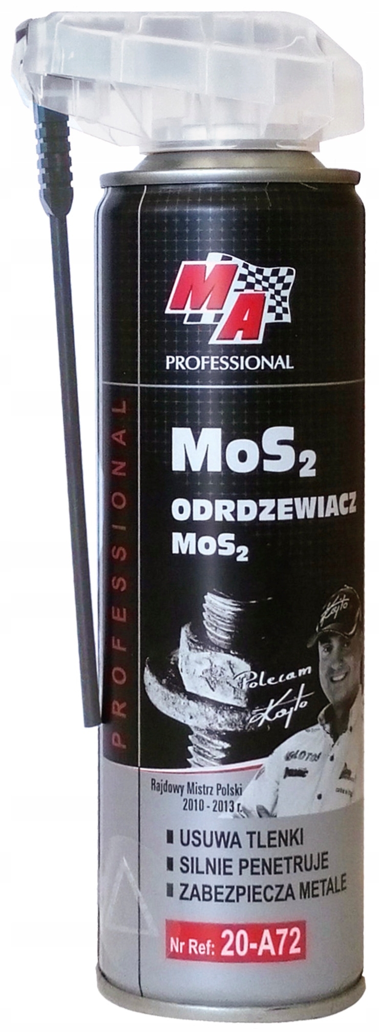 Odrdzewiacz z dwusiarczkiem molibdenu Moje Auto MoS2 250ml
