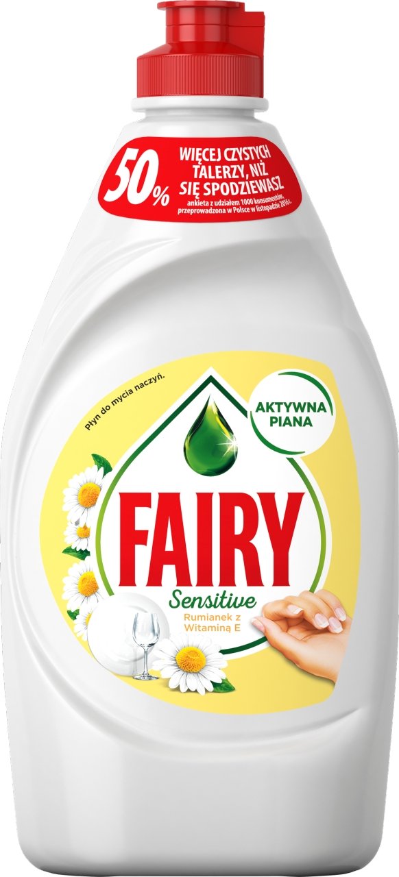 

Fairy płyn do mycia naczyń Rumianek Vit E 450ml