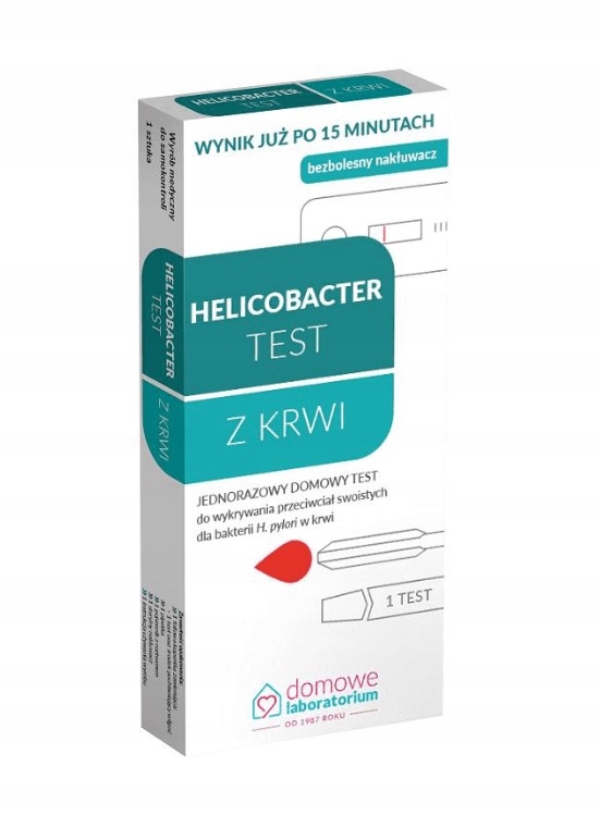 

Helicobacter Test Z Krwi Na Bakterie H Pylori 1szt