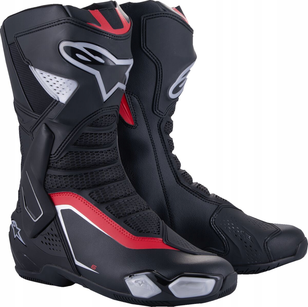 Motocyklové Topánky Alpinestars SMX-6 V3 Black/silver/red 40