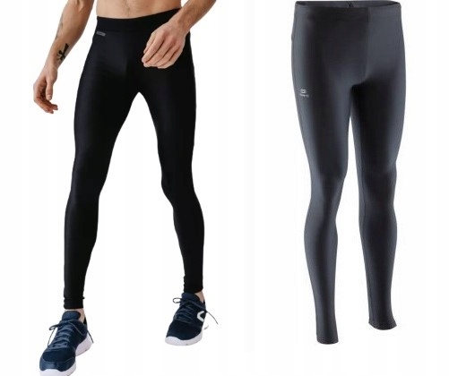Termoaktywne Getry Męskie Legginsy Run Dry Do Biegania XL