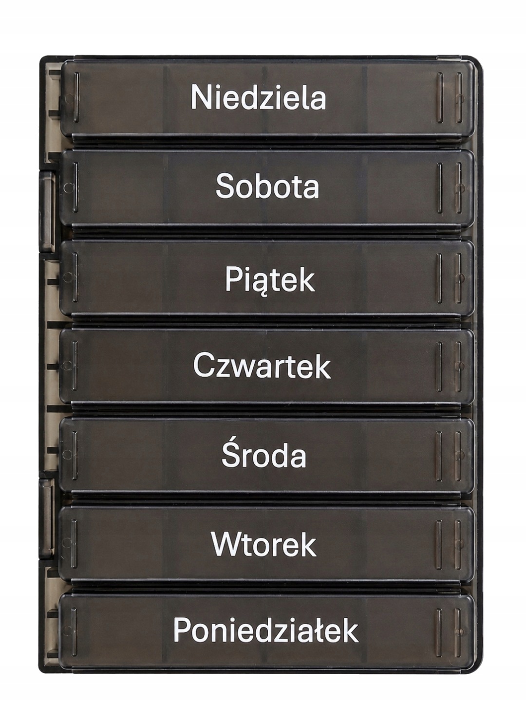 Organizer na leki kasetka tygodniowa 7 dni 4 pory dnia 28 przegródek
