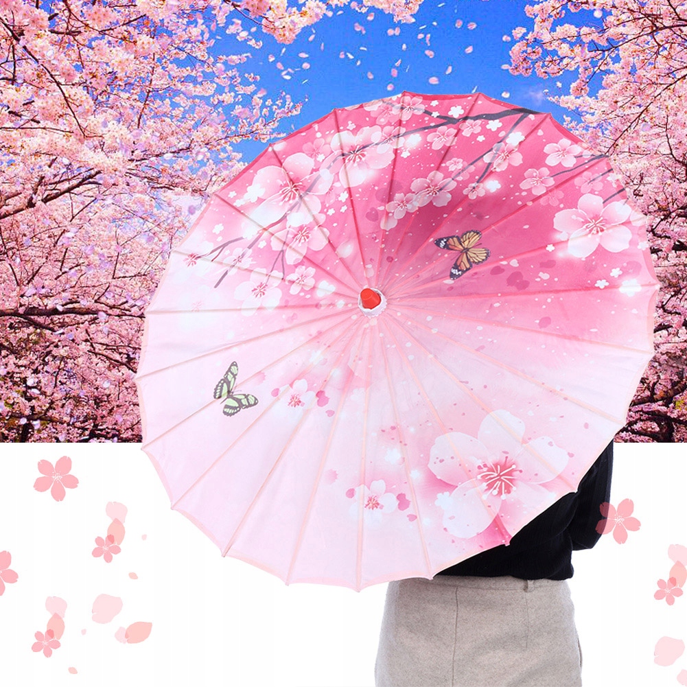 Parasol w stylu chińskim Rekwizyty sceniczn Stan opakowania oryginalne