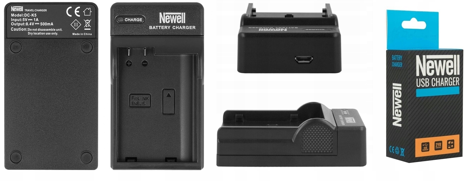 ŁADOWARKA USB 5V NEWELL DO NIKON EN-EL15 V1 Z7 II Z6 Z5 D810 D810A Model DC-K5