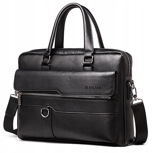 Torba Aktówka Biznesowa Męska Baltan Eco Skóra Na Laptopa 15,6'' cala