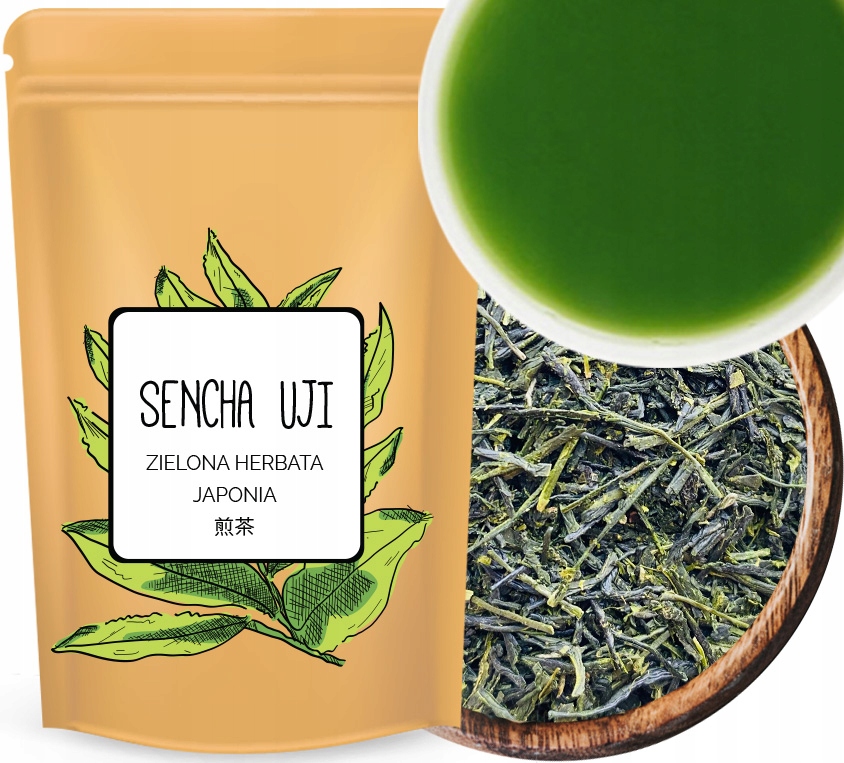 Sencha Uji Najlepsza Zielona Herbata z Japonii Japońska Herbatka Oryginalna