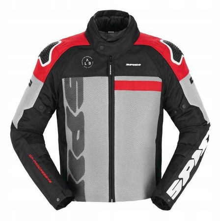 Kurtka motocyklowa SPIDI PROGRESSIVE NET H2OUT RED czerwony szary GRATISY Producent Spidi