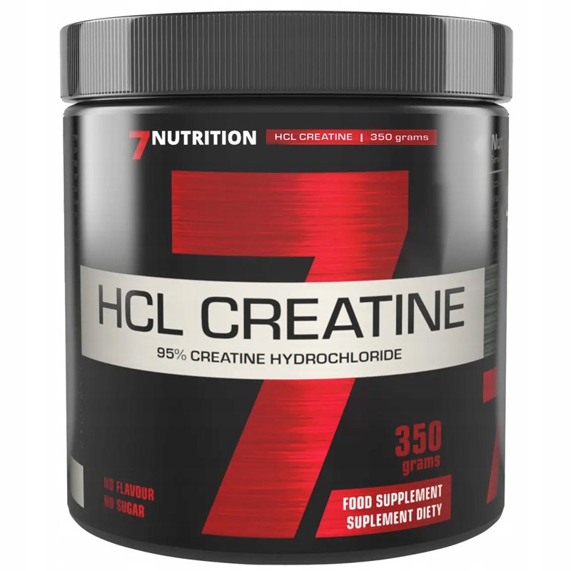 7NUTRITION Hcl Creatine 350g Statická Síla A Dynamická Hmota Svaly Síla