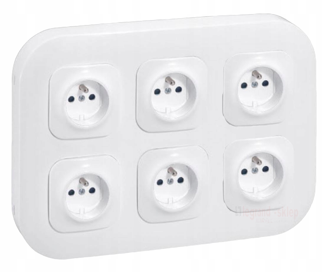 

Legrand Forix Stacja robocza 6-krotna z gniazdami
