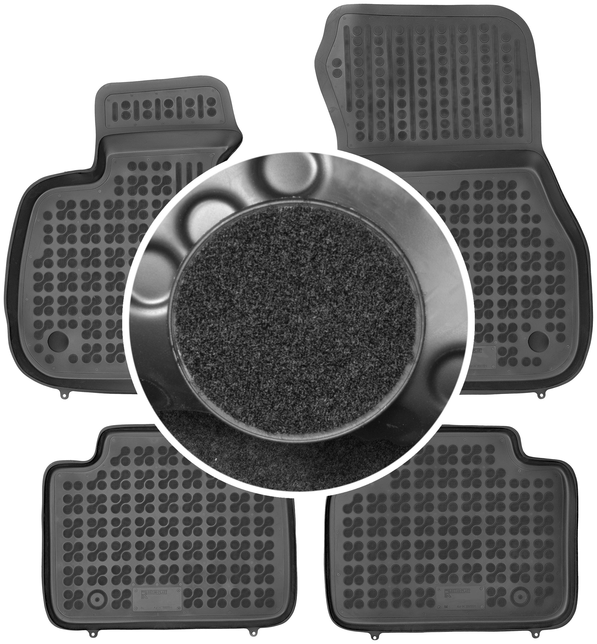 Килимки Маггрупа резинові 200721 4 el.