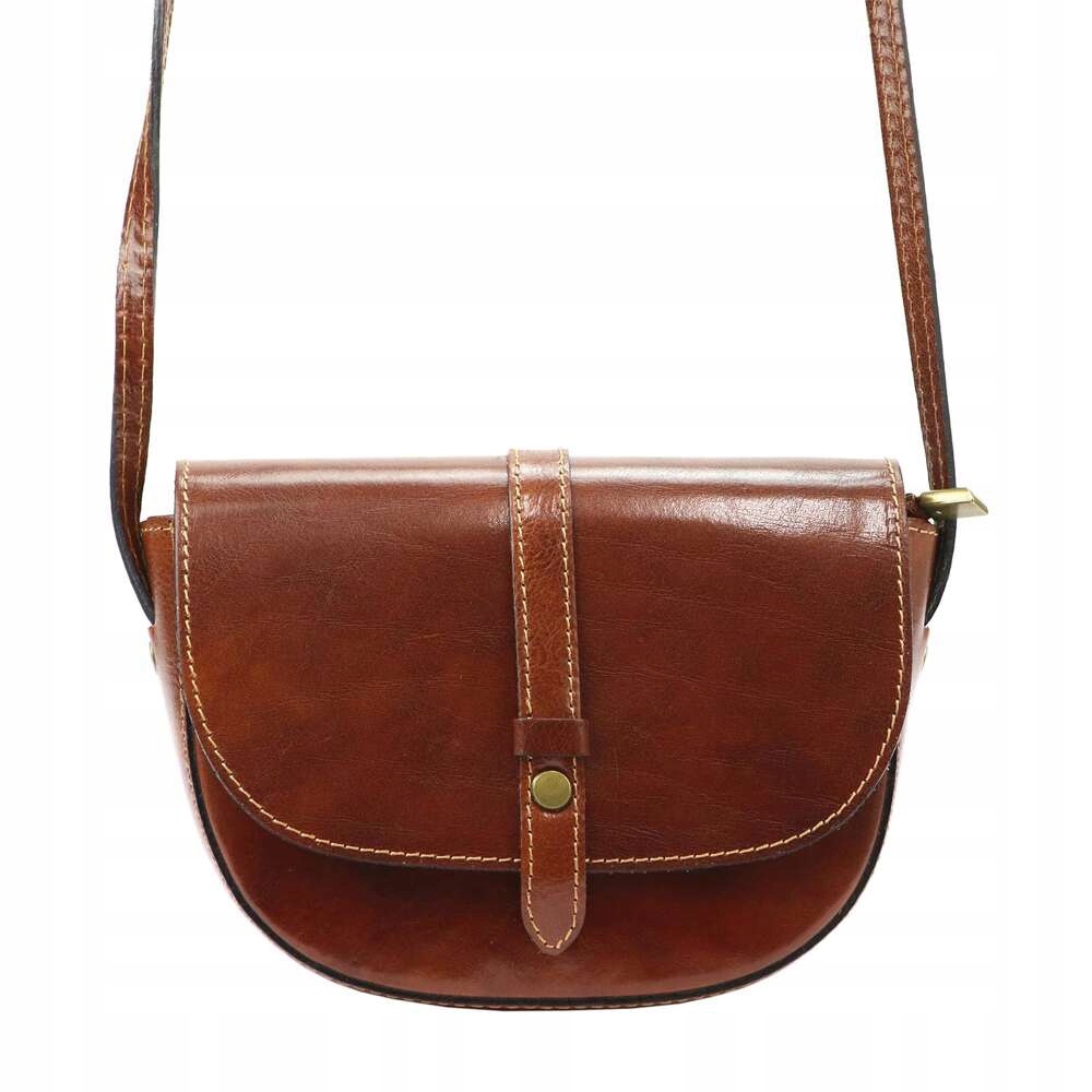 Dámská kožená kabelka Gregorio 119 Kabelka Přes Rameno Hnědá