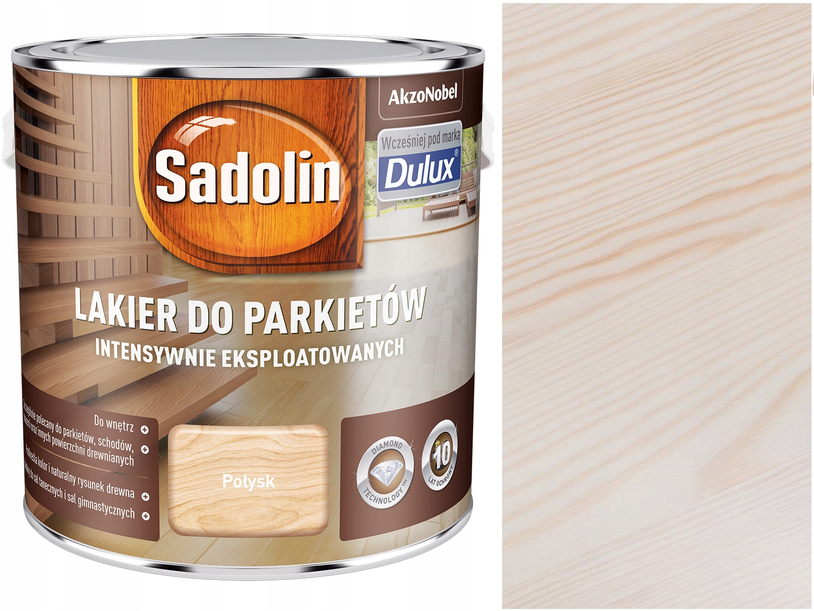 

Sadolin Lakier do Parkietów Schodów Połysk 2,5L