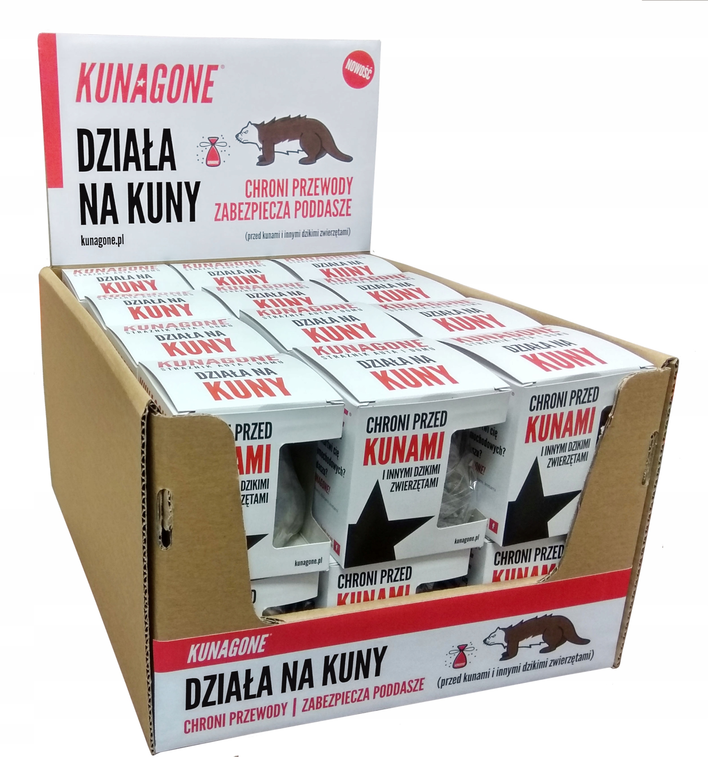 Přírodní Odpuzovač Kuny Do Auta Kunagone, Sada 24 Kusů