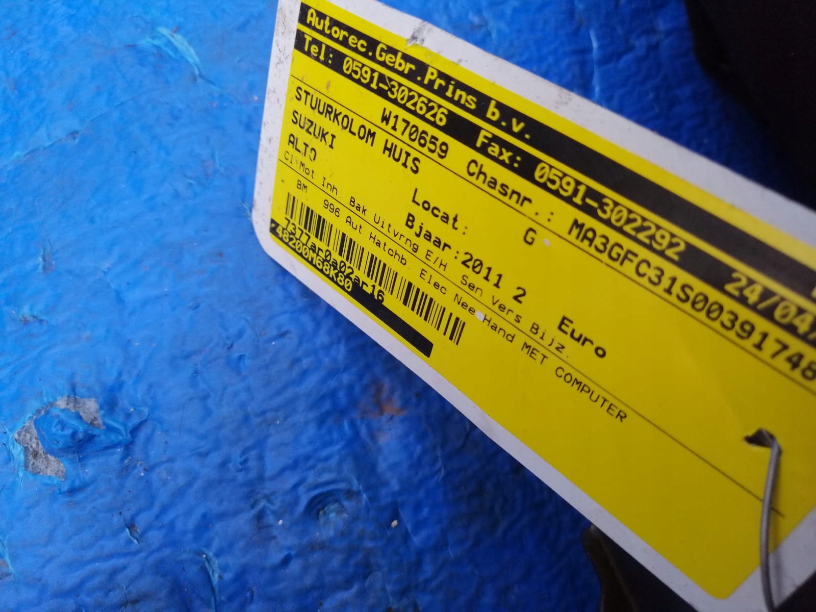 control electrics PIXO 38720M68K Alto