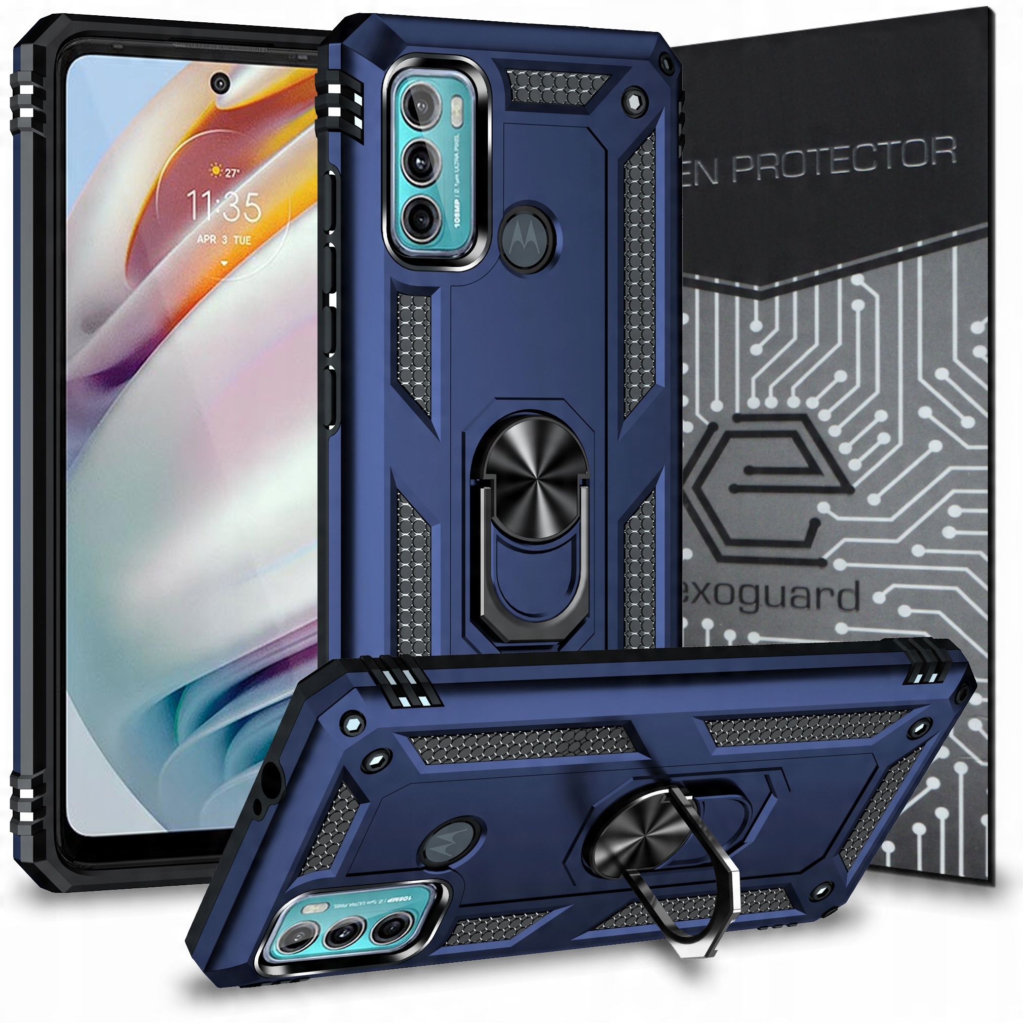 

Etui Pancerne Obudowa+szkło do Motorola Moto G60
