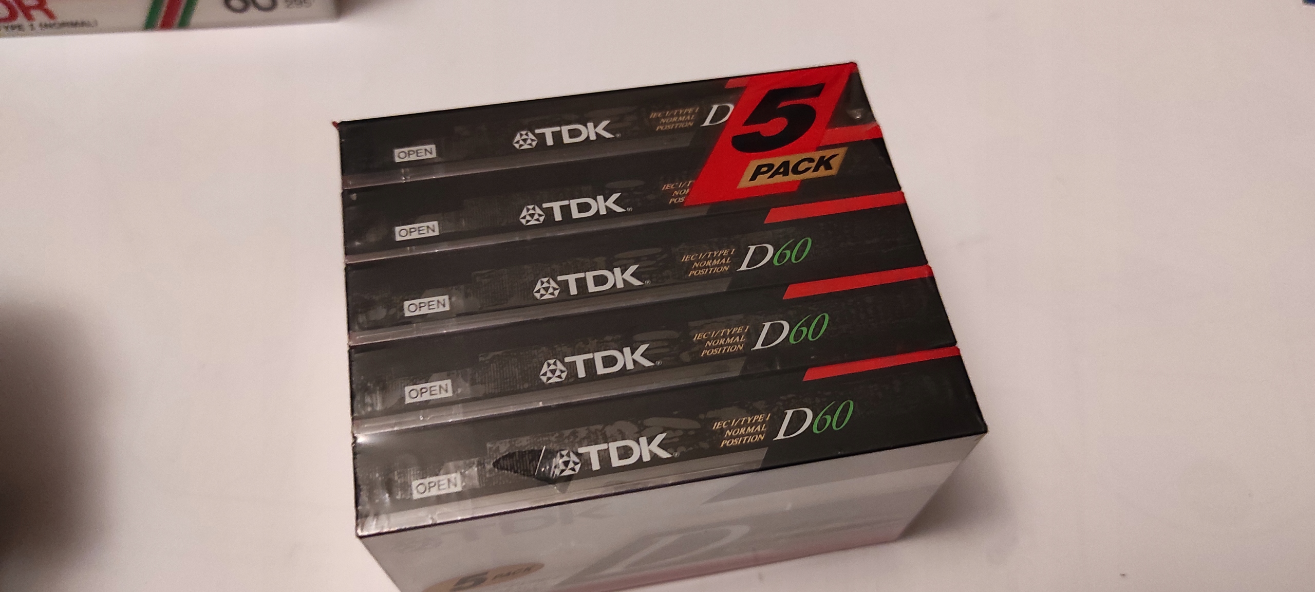 TDK D60 D 60 Japan NOS folia #2272 Model D