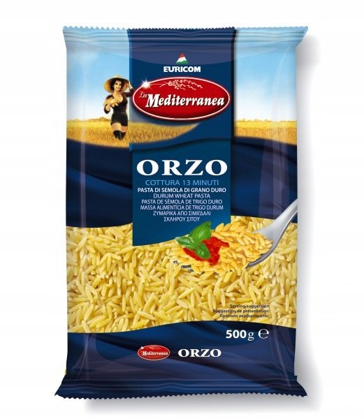 Makaron Mediterranea Orzo 500 g x 10 sztuk EAN (GTIN) 5201013003520