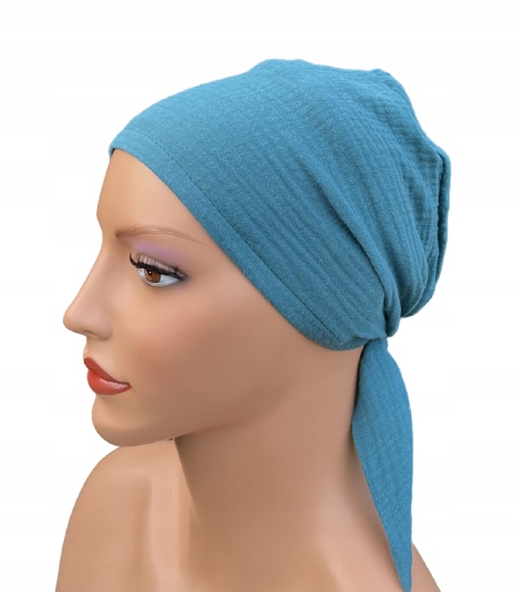 

Chusta po chemioterapii turban Aga 005 z muślinu