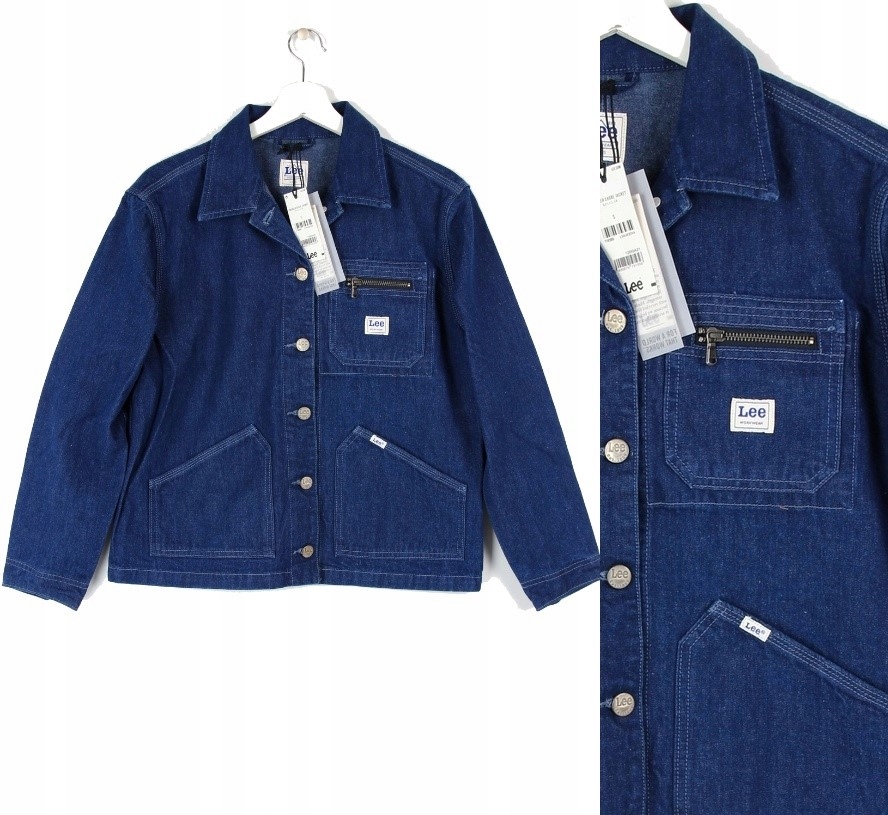 Lee Worker Rider Damska Kurtka Jeansowa S/m