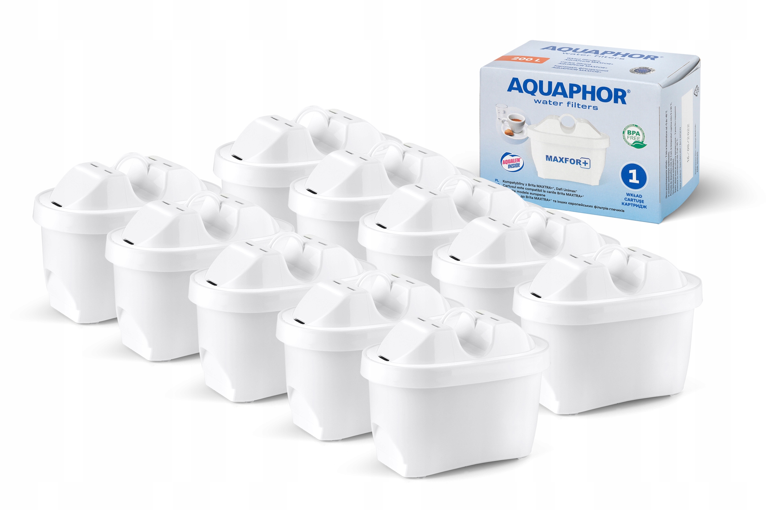 

10 Szt Filtr Wkład Aquaphor Maxfor Brita Maxtra