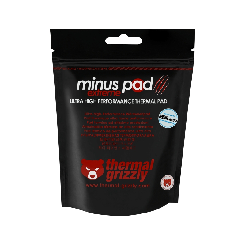 1ks Thermal Grizzly Minus Pad Extreme 100x100x3mm thermalpad, thermopad