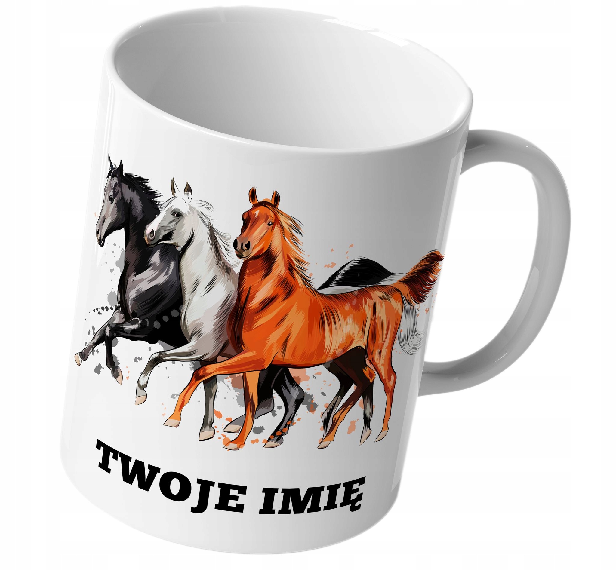 

Kubek Upominek Koń Konie Dla Dziecka Imię