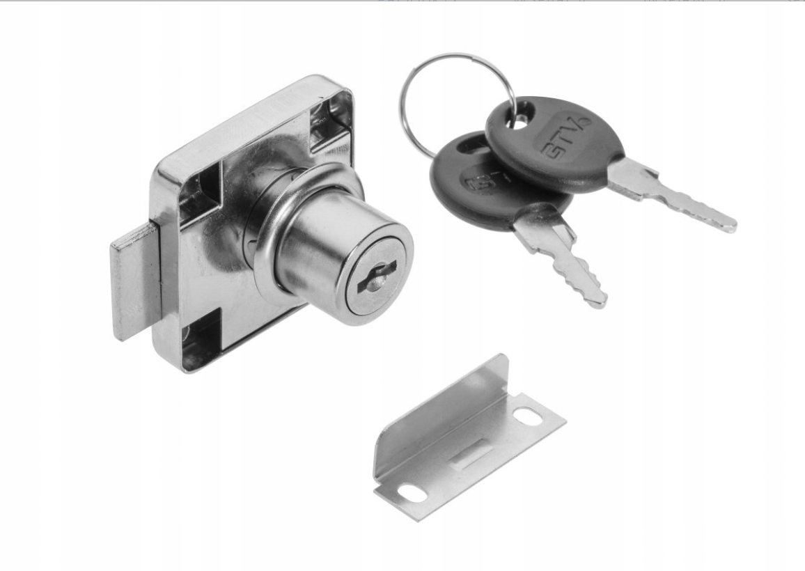

Zamek meblowy 40x40 mm do szafek barku Gtv kwadrat