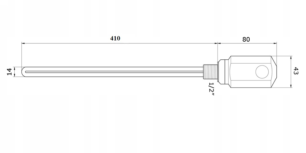 GRZAŁKA elektryczna grzejnika łazienkowego 1200W B Kod producenta RD10.1200B