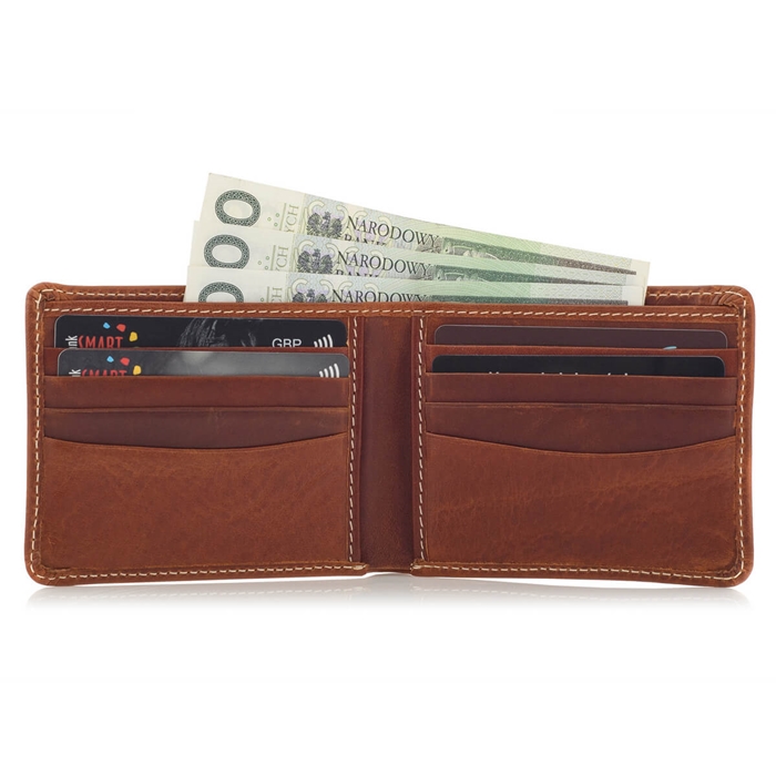 Vintage Slim peněženka na kreditní karty Juchtová kůže Belveder BW38