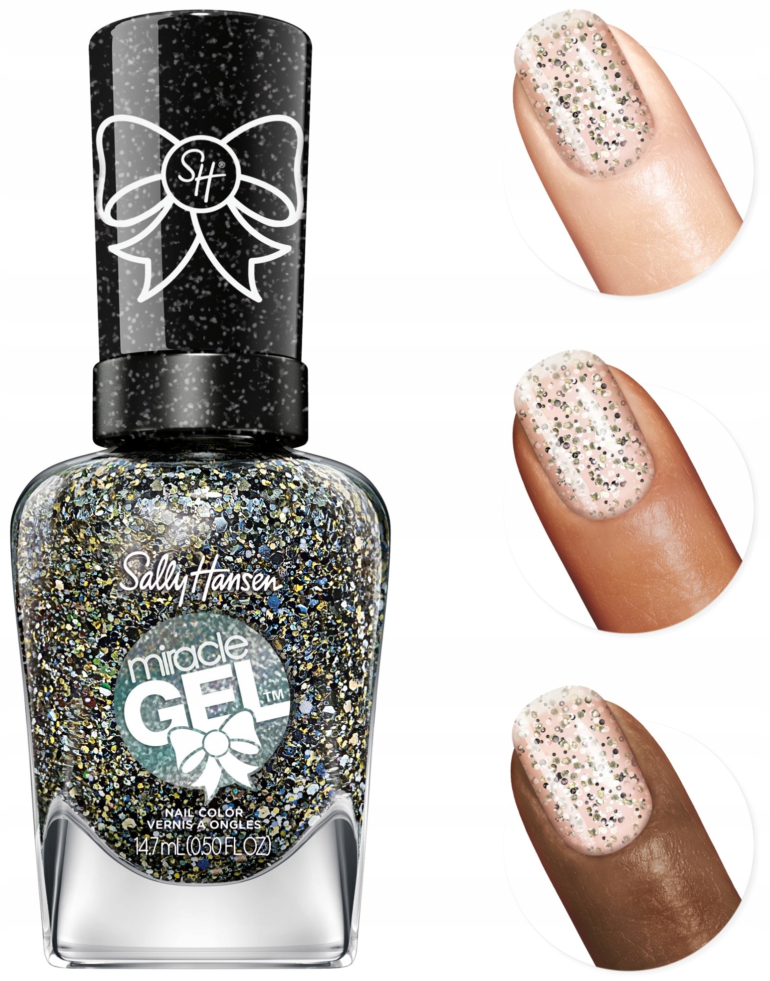Sally Hansen Miracle Gel Lakier Glitter To San 906