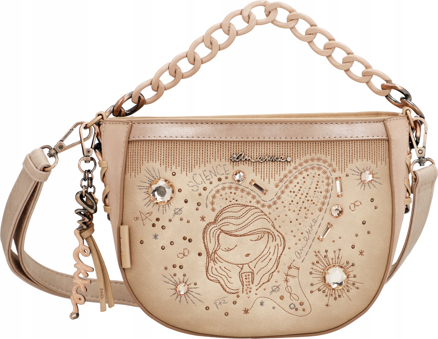 A502 Torebka listonoszka Anekke Hollywood Fashion Studio Wielkość mała (nie mieszcząca A4)