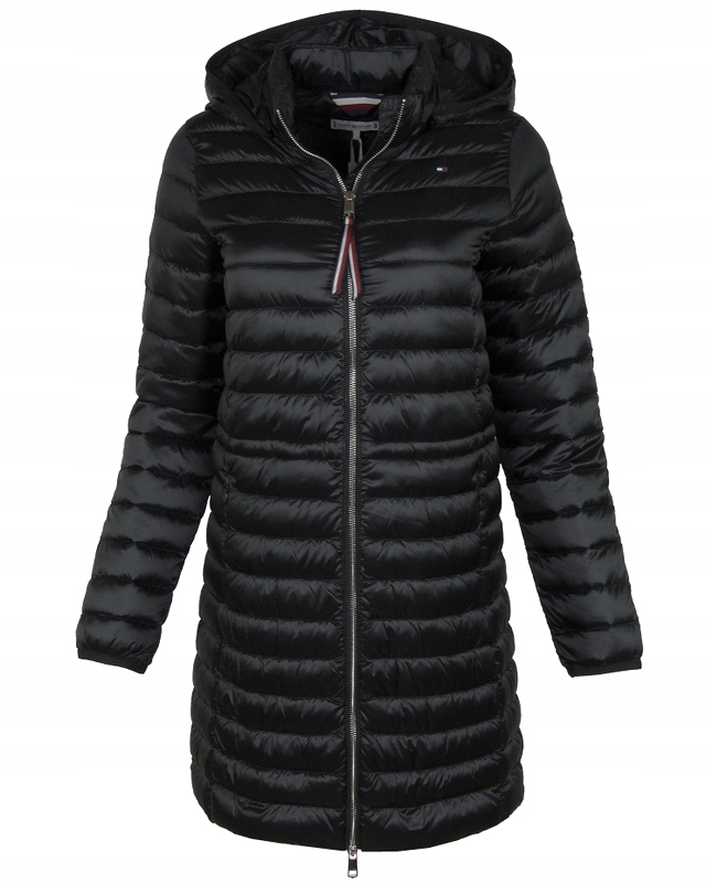 Tommy Hilfiger Dámská péřová přechodová bunda, černá, Xs