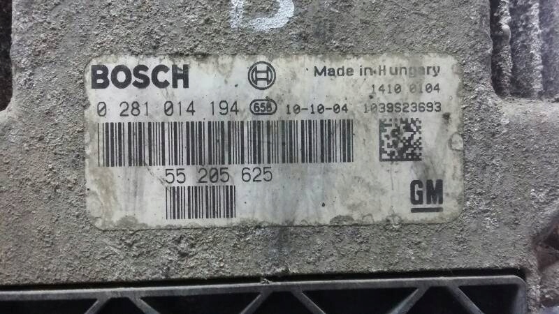 computer OPEL ZAFIRA B II 1.9 CDTI 55205625