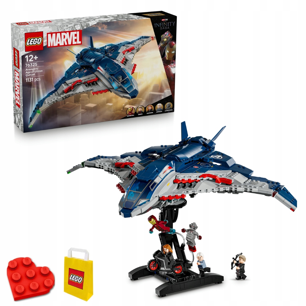 Lego Heroes 76325 Avengers: Čas Ultrona Quinjet Fighter