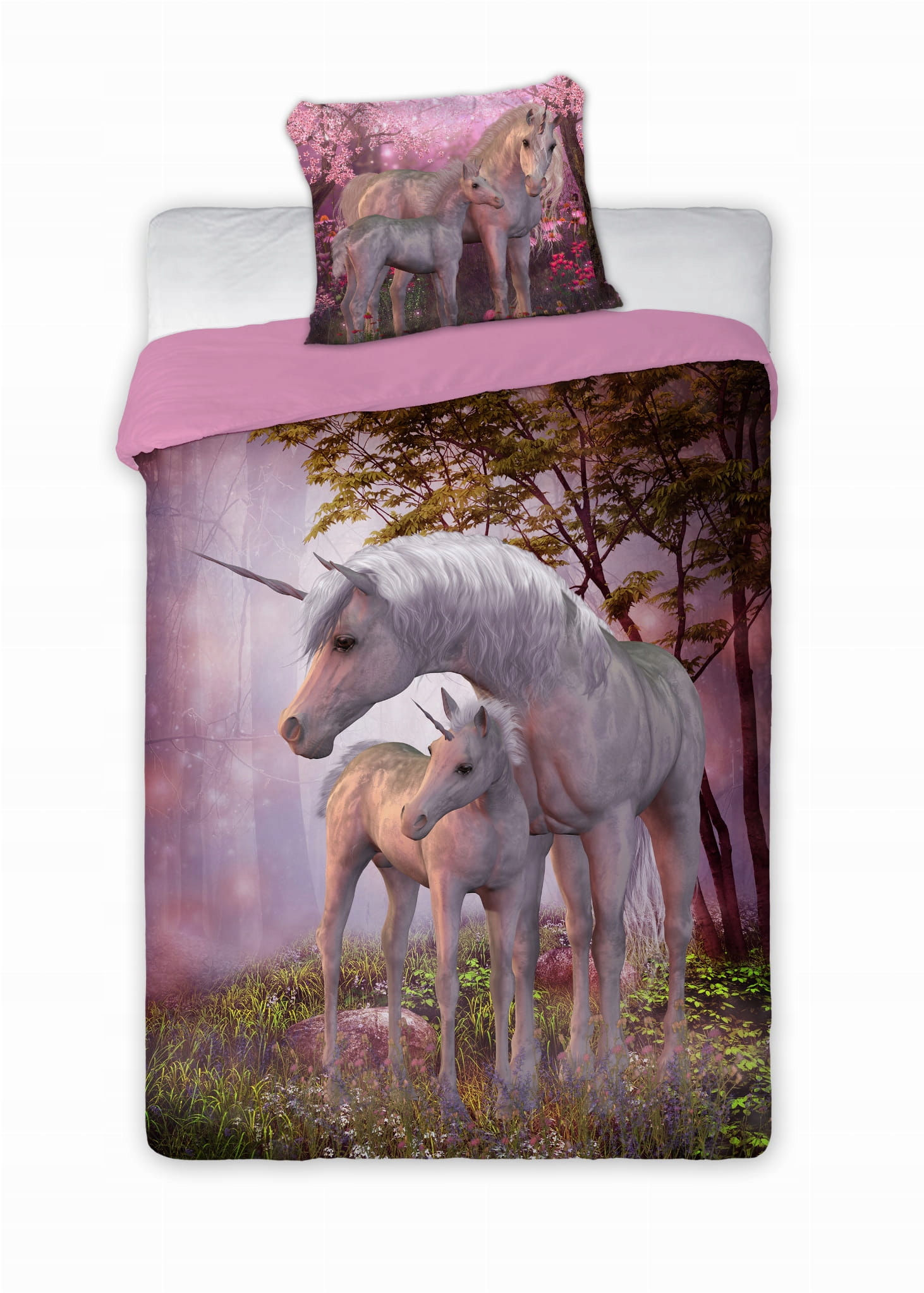 

Pościel Jednorożec I Baby Unicorn Las 140x200
