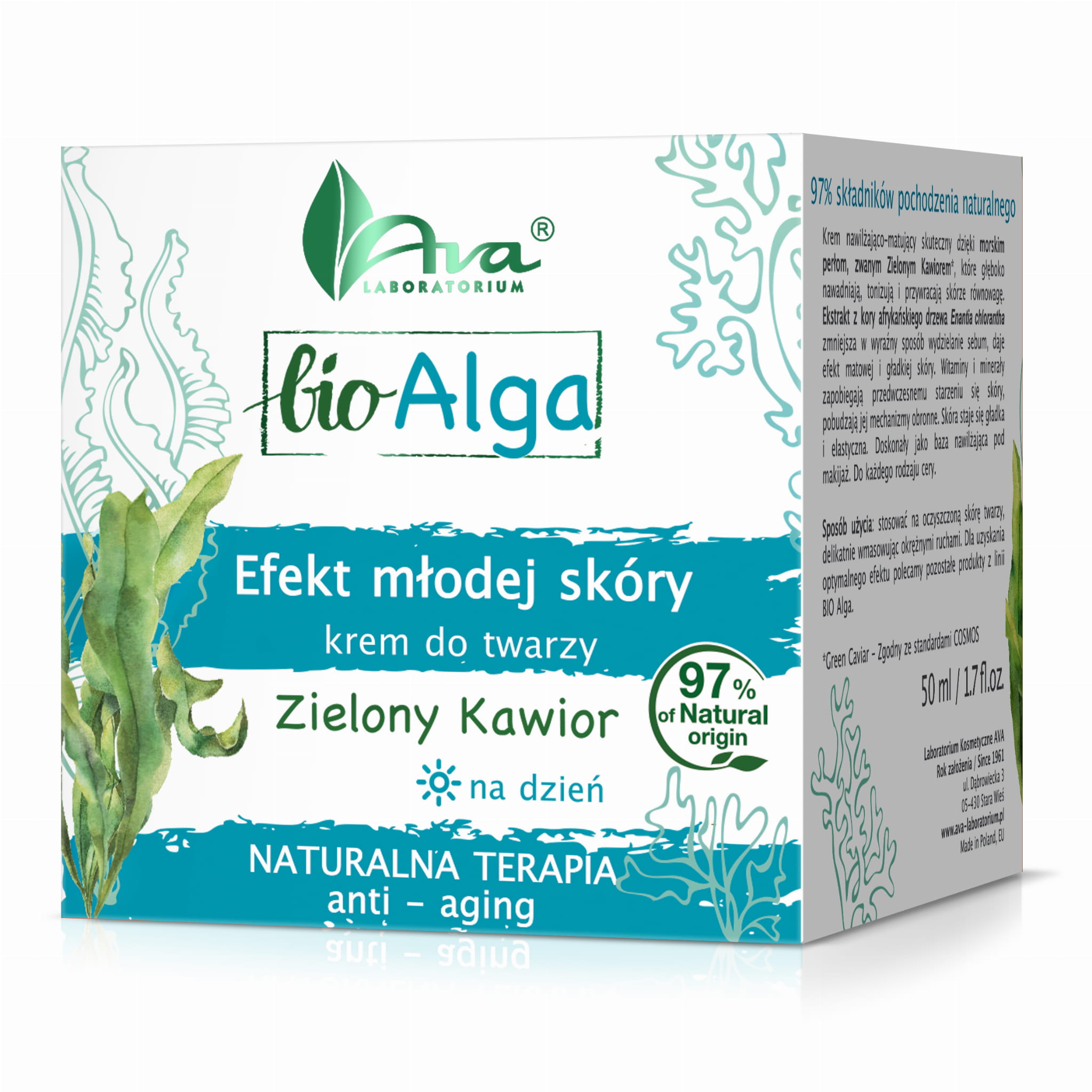 Ava Bio Alga Krem na dzień Efekt młodej skóry 50ml