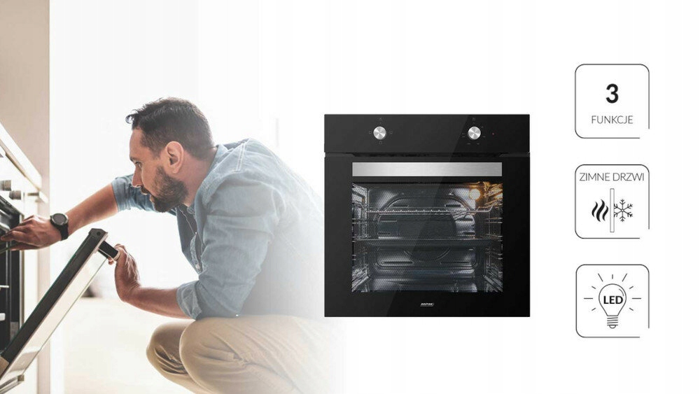 PIEKARNIK DO ZABUDOWY MPM MPM-63-BOS-09B 60CM Kod producenta MPM-63-BOS-09B