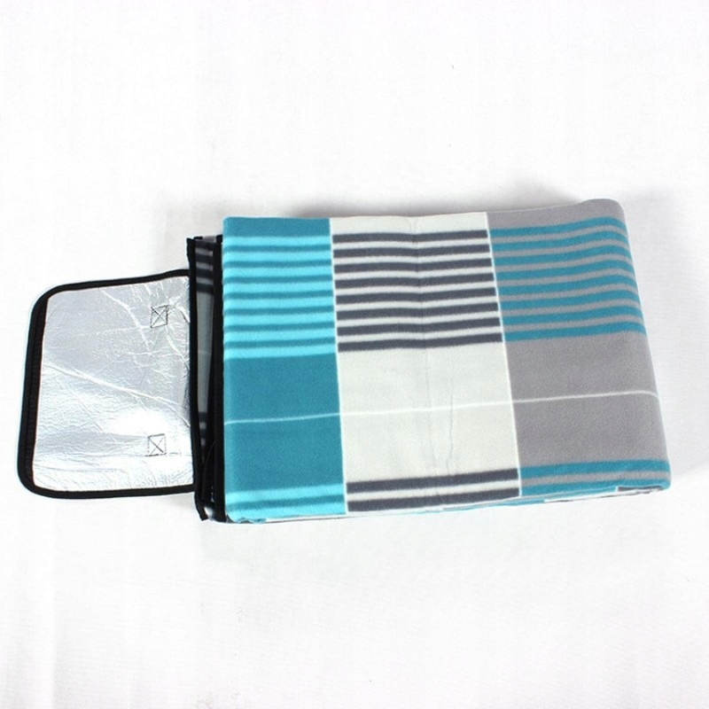 DUŻA MATA PIKNIKOWA PLAŻOWA - PIASKOODPORNA, WODOODPORNA - KRATA - 200x150 Marka Ecarla