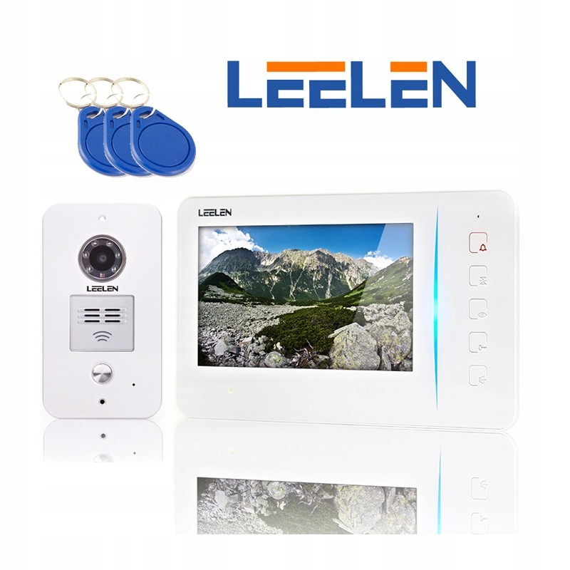 Videovrátnik 7 palcov JB305_N60w/No15pc 3x kľúčenka (s