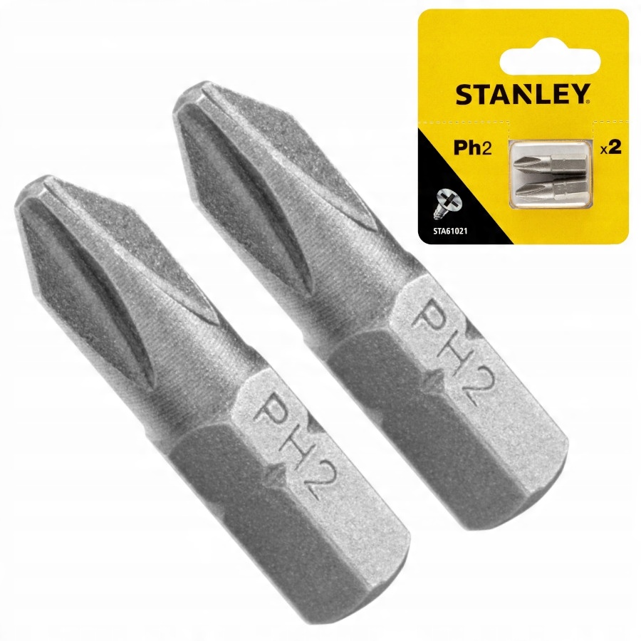 

Stanley STA61021 Bity Końcówki Wkrętarskie 25mm