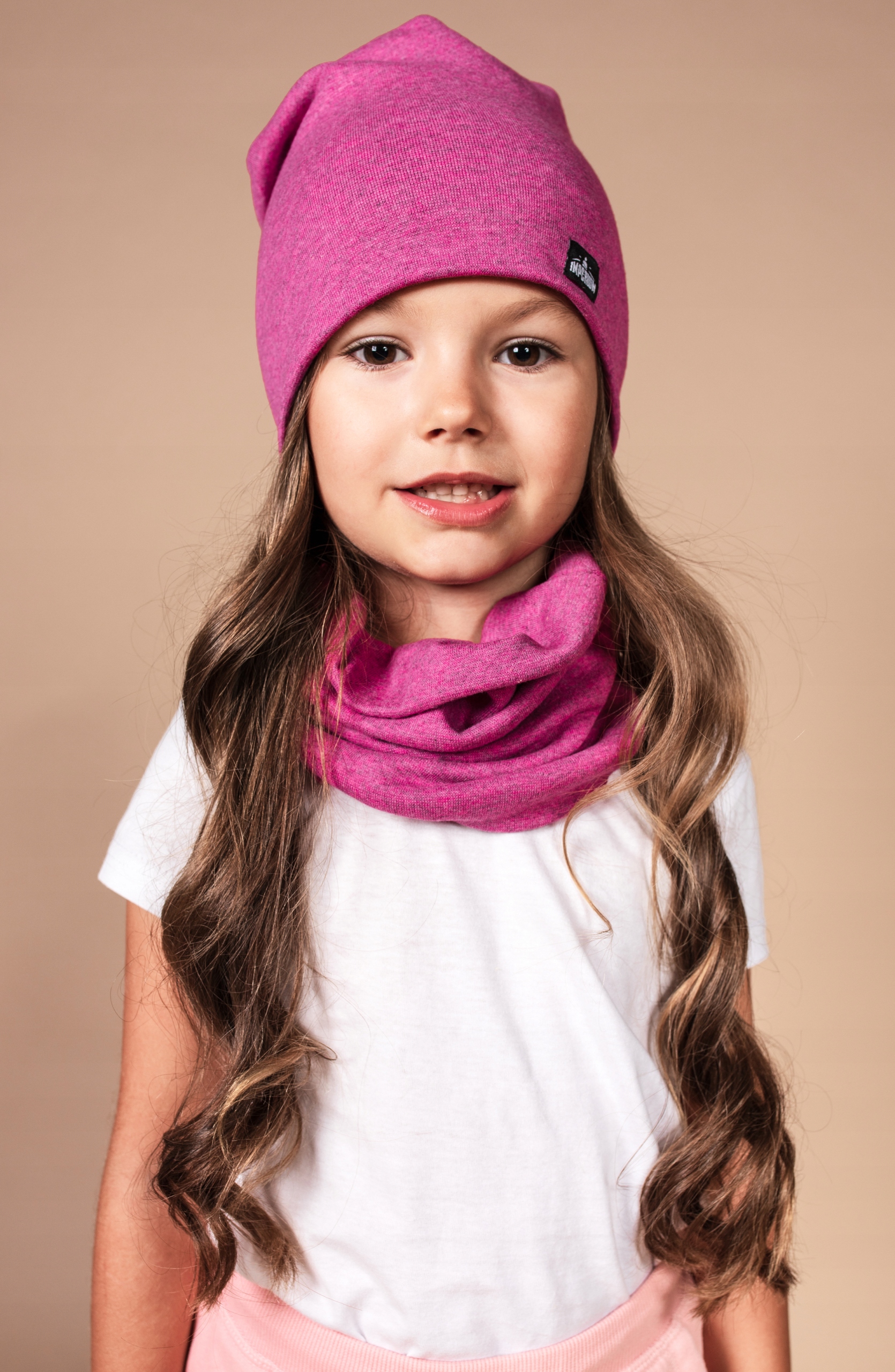 Czapka + komin kpl dwuwarstwowy 52-54 DUŻO KOLORÓW Marka Imperium Czapek