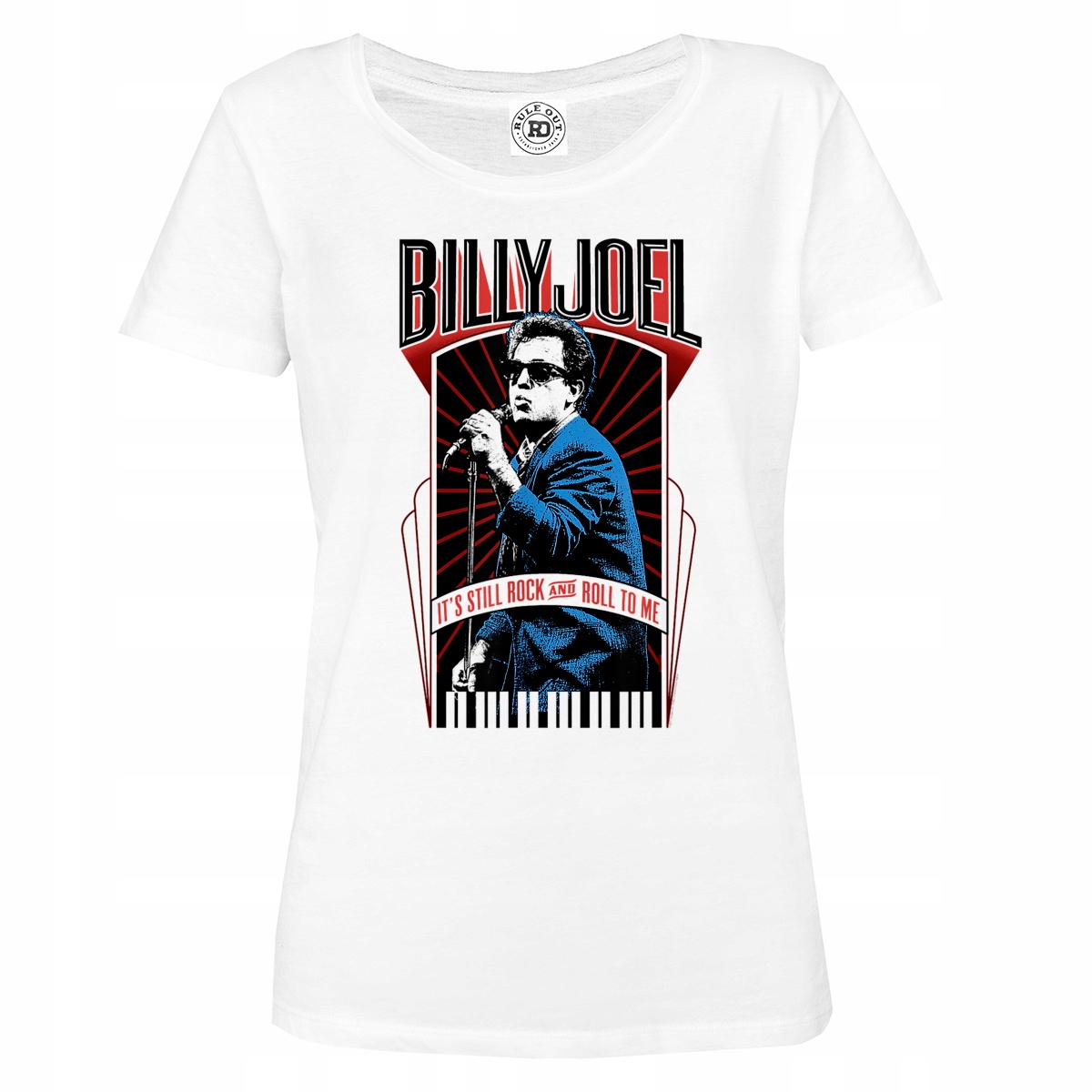 

Damska Koszulka Muzyczna Dla Muzyka Billy Joel