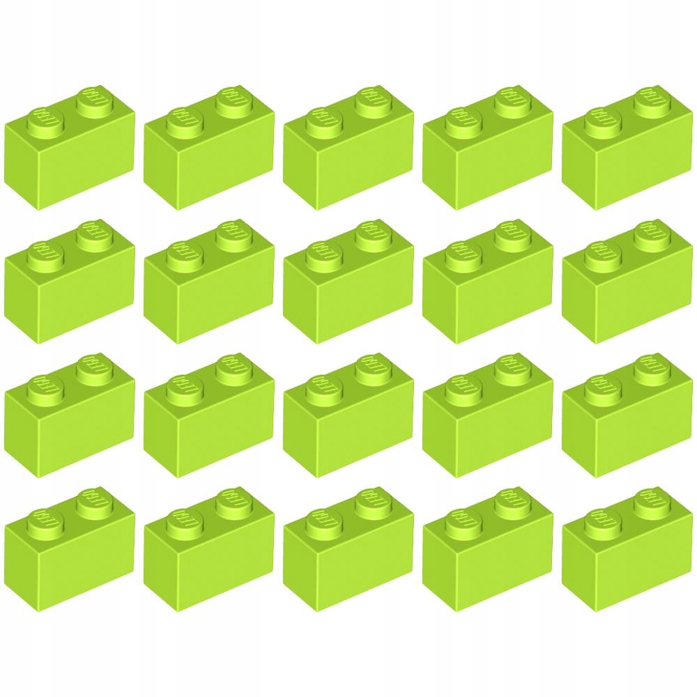

Pakiet Lego 3004 Klocek 1x2 Lime 4613965 20szt N