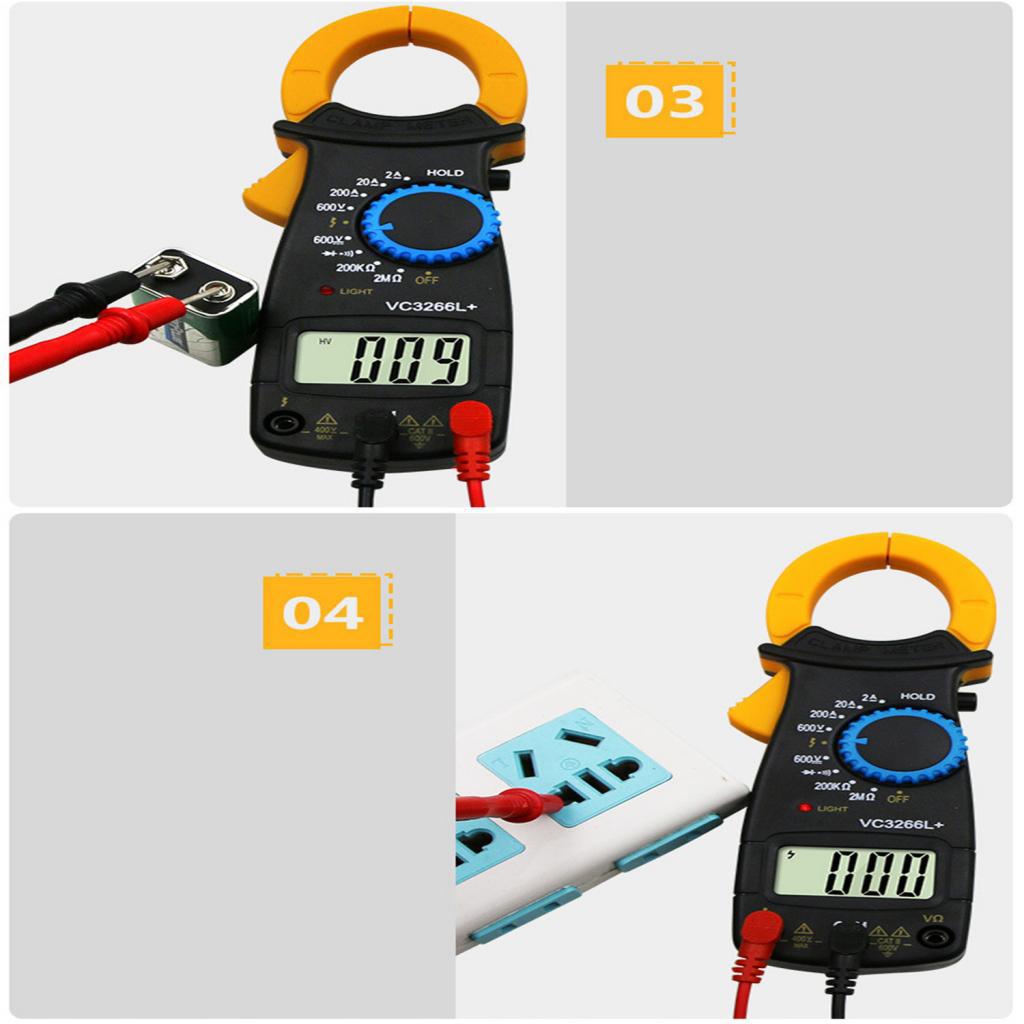 Cyfrowe ręczne testery cęgowe Miernik DMM DC Test Kod producenta Does not apply