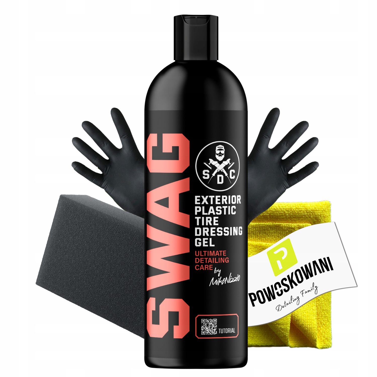 SWAG DETAILING EXTERIOR PLASTIC TIRE DRESSING 250ml Do Opon Plastików Gumy