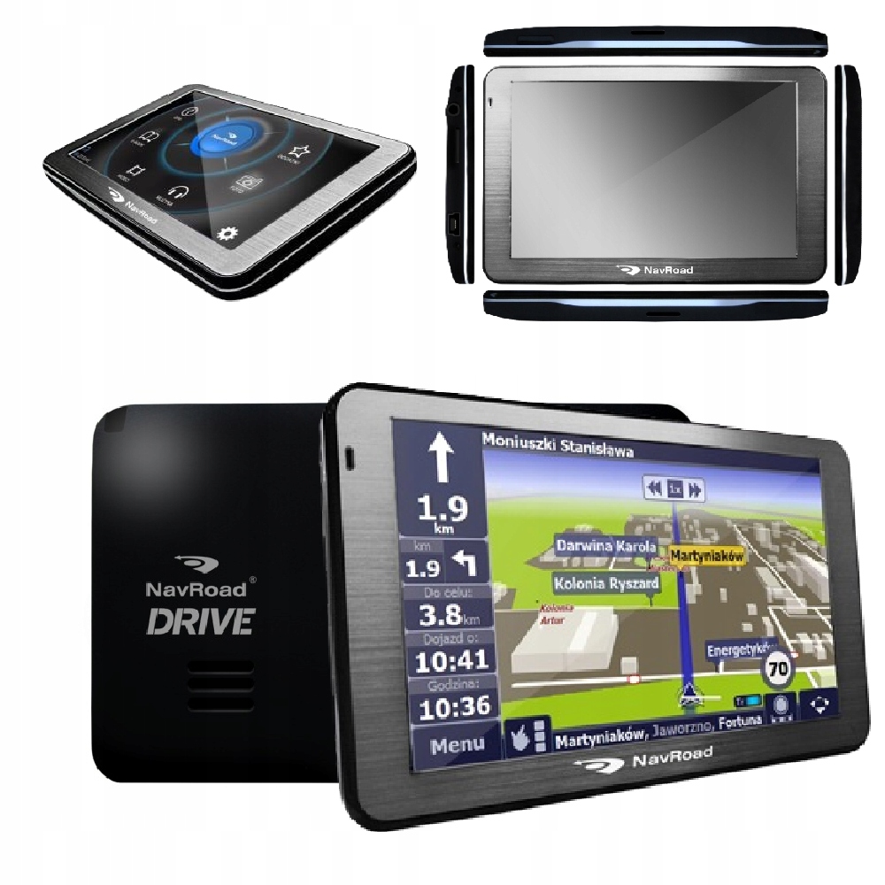 Nawigacja samochodowa Gps NavRoad Drive Hd z mapami navigator