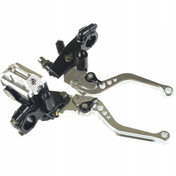 Dźwignie Klamki Hamulca Sprzęgła EVO Srebrne Pompa Kolor srebrny