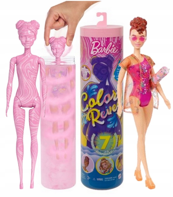 

Lalka Barbie Kolorowa Wakacyjna Niespodzianka
